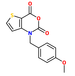 (图片) MC012621 N-p-Methoxybenzylthieno[3,2-d][1,3]oxazine-2,4-dione